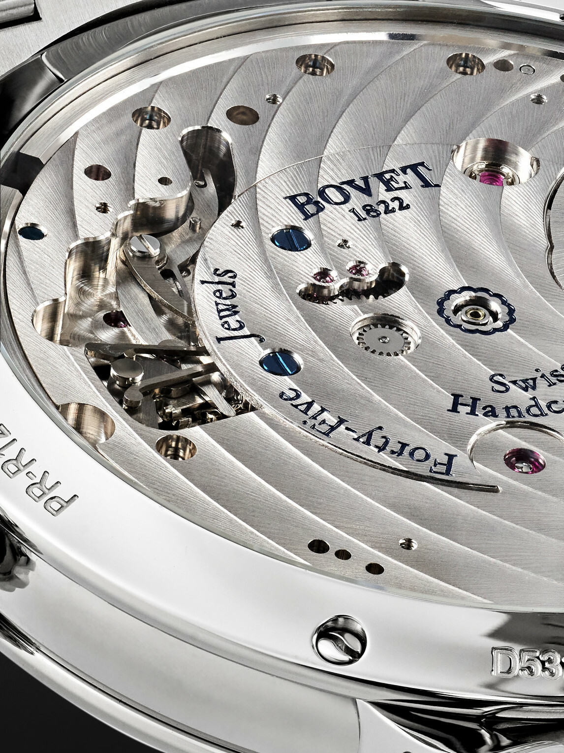 Bovet - Récital 12 Hand-Wound Titanium Watch, Ref. No. R12C2-0004