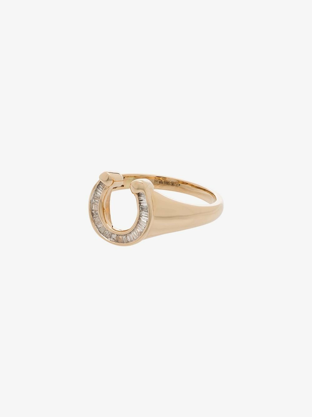 Adina Reyter 14K Yellow Gold Horseshoe Diamond Ring