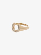 Adina Reyter 14K Yellow Gold Horseshoe Diamond Ring