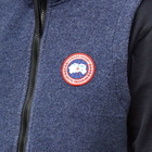 Canada Goose Men's Mersey Fleece Vest in Atlantic Navy