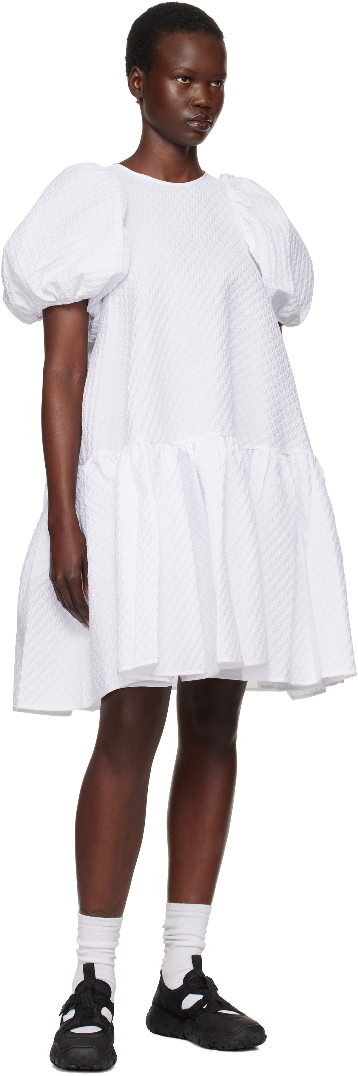 Cecilie Bahnsen White Alexa Minidress