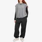 Alexander Wang Women's Oversized Apple Logo Vest in Sidewalk