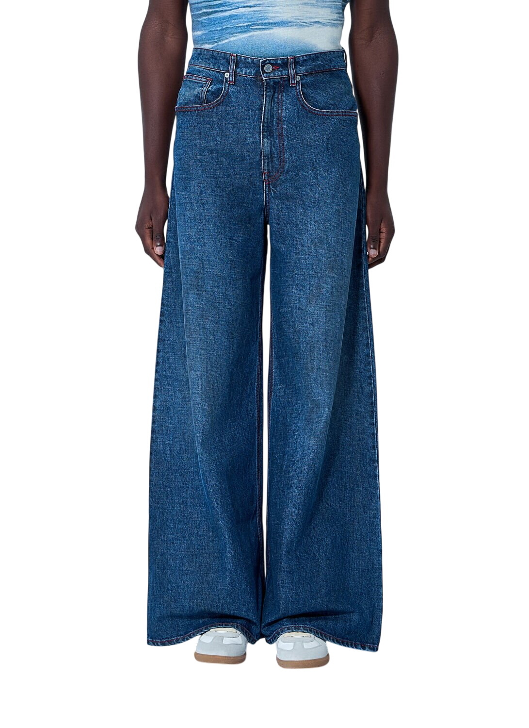 ERL Blue Breakwater Wash Jeans ERL