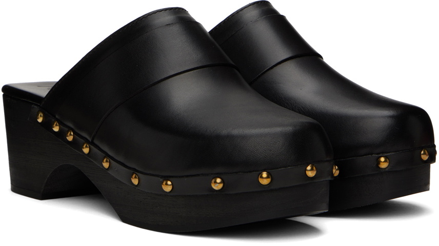 Aeyde Black Bibi Clogs
