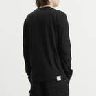 Moncler Men's Long Sleeve Cotton T-Shirt in Black
