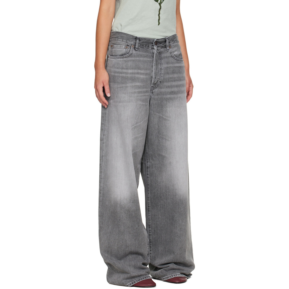 Acne Studios Gray 1981 Loose Fit Jeans
