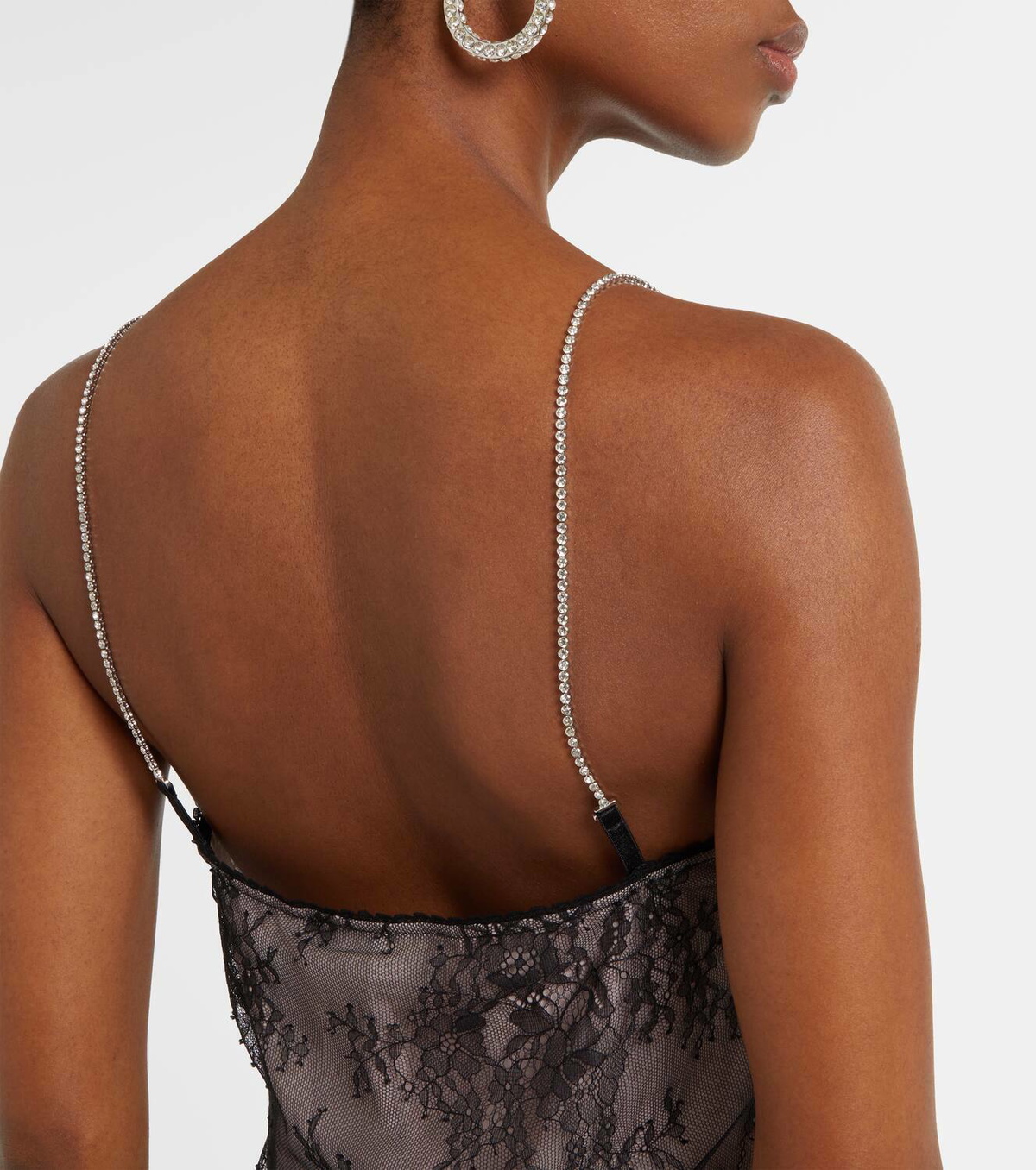 Blumarine Rebrodé lace midi dress