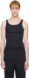 SKIMS Three-Pack Black SKIMS Cotton Rib Tank Tops