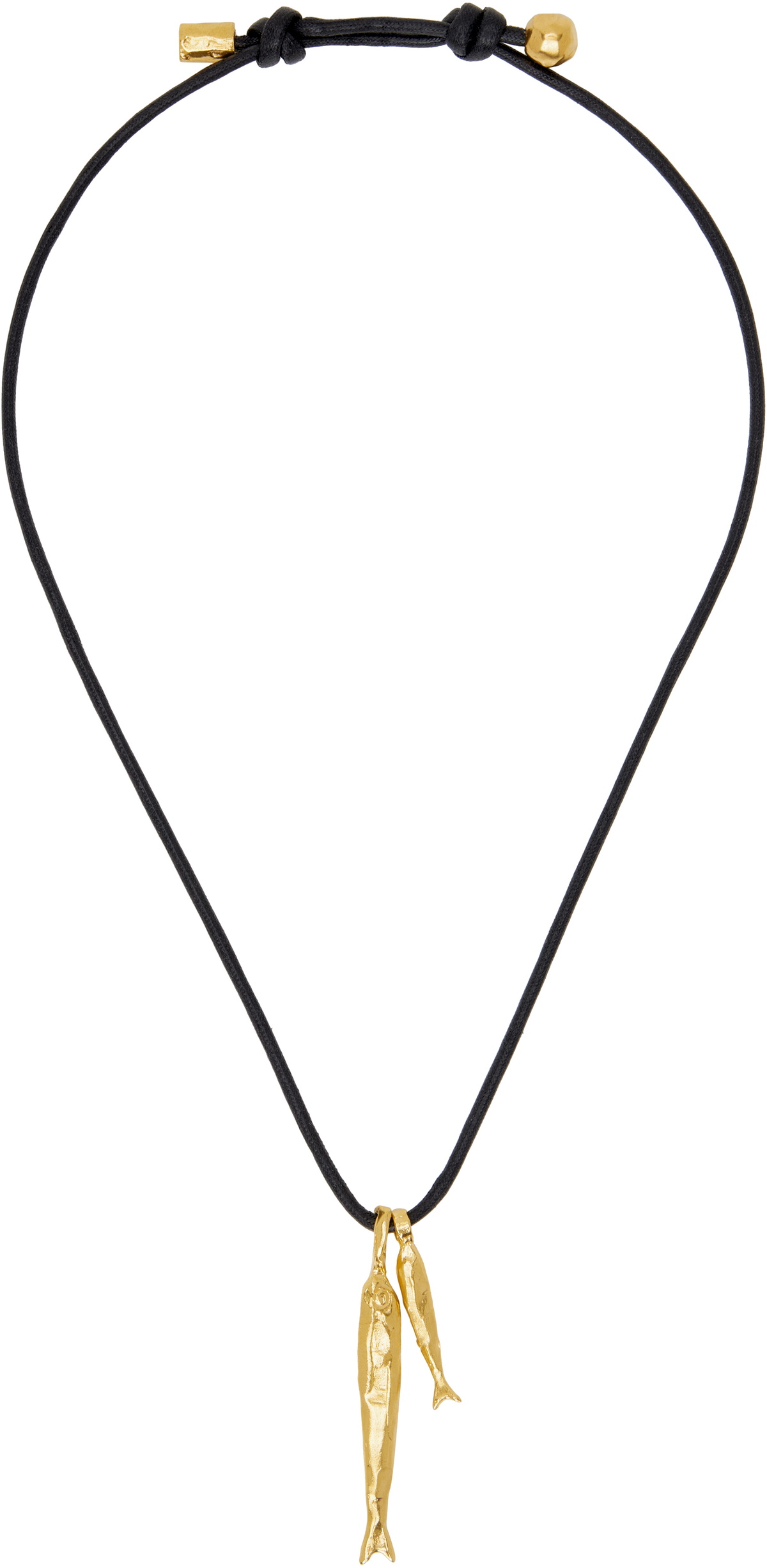 Alighieri Black & Gold 'The Gone Fishing' Necklace