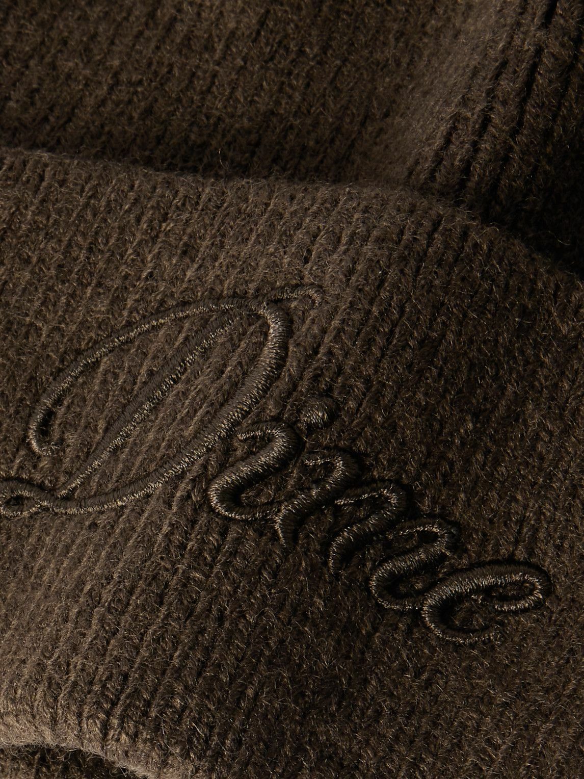 DIME - Logo-Embroidered Ribbed-Knit Beanie