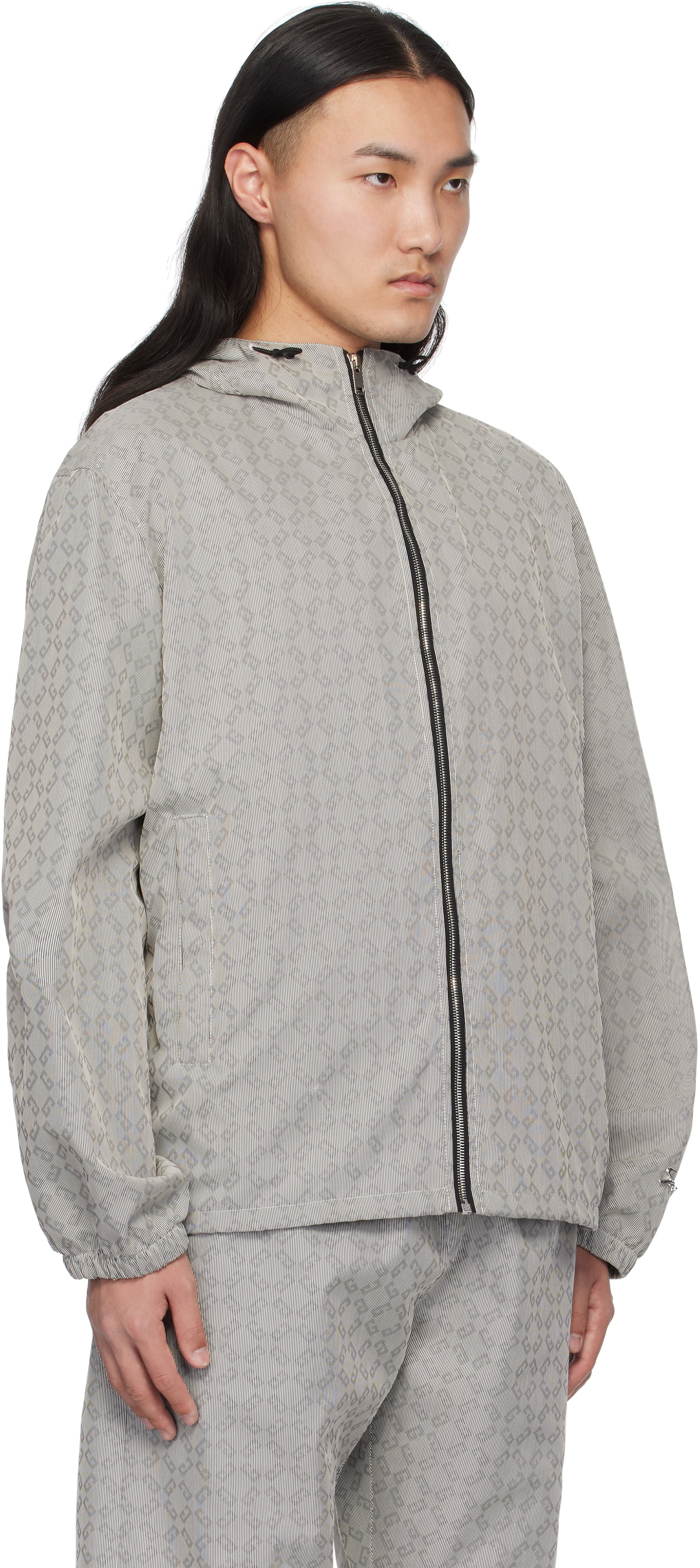 【関税＆送料込み】Givenchy \"Monogram 72\" Jacquard Polo Sty Givenchy Blue Monogram 72 Jacquard Polo Shirt – Zoo Fashions