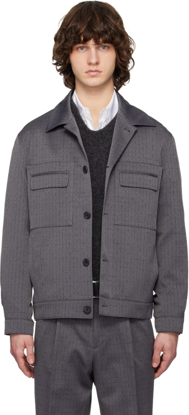 Photo: Hugo Gray Virgin Wool Jacket