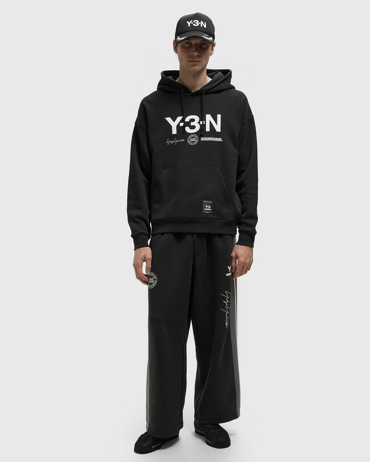 Y-3 X NEIGHBORHOOD GFX HOODIE Black Mens Hoody Y-3