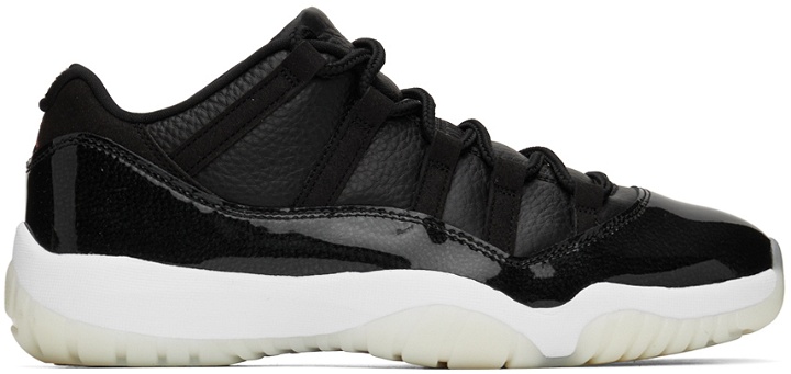 Photo: Nike Jordan Black Air Jordan 11 Retro Low Sneakers