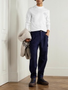Brunello Cucinelli - Slim-Fit Logo-Print Cotton-Jersey T-Shirt - White