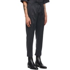 Nahmias Black Silk Campus Trousers