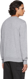Agnona Grey Cashmere Seamless Sweater