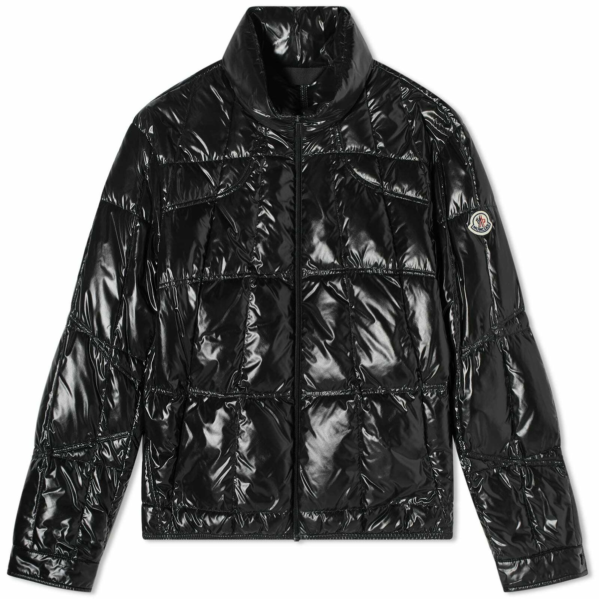 Moncler Men's Tevel Light Weight Nylon Jacket in Black Moncler