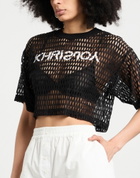 Khrisjoy Womens T-shirt in Black