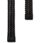 Fear of God for Ermenegildo Zegna - 4cm Braided Leather Belt - Black