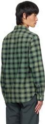 RRL Green & Black Check Shirt