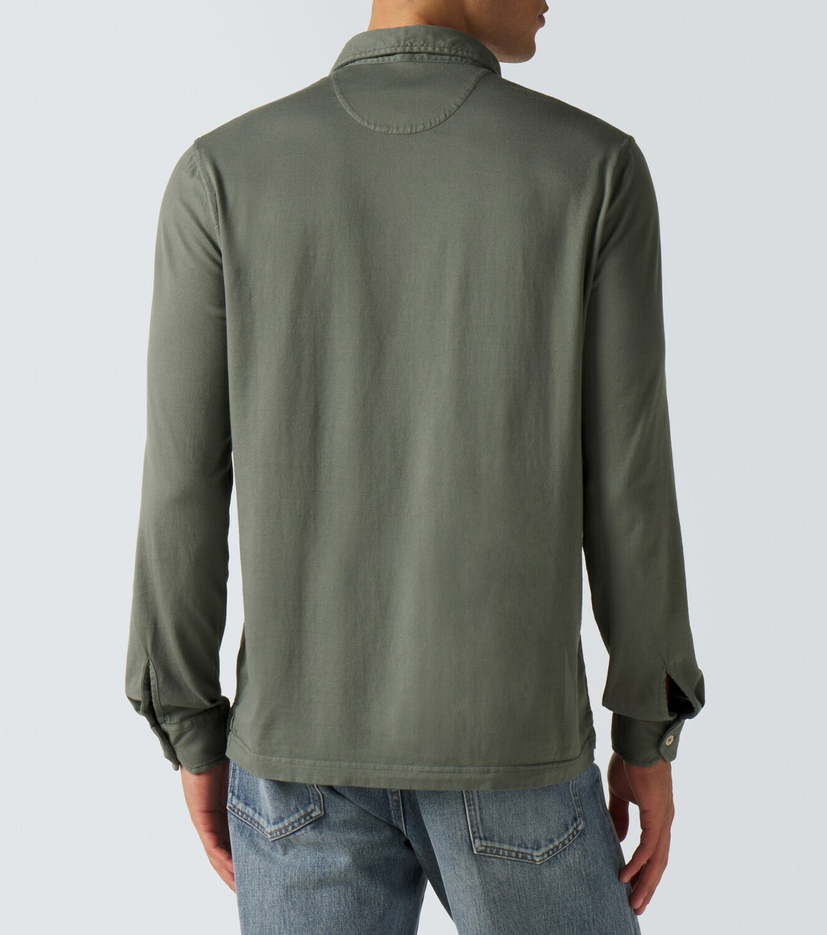 Fedeli Cotton piqué polo shirt