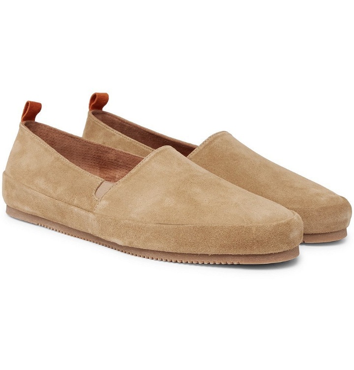 Photo: Mulo - Suede Loafers - Tan