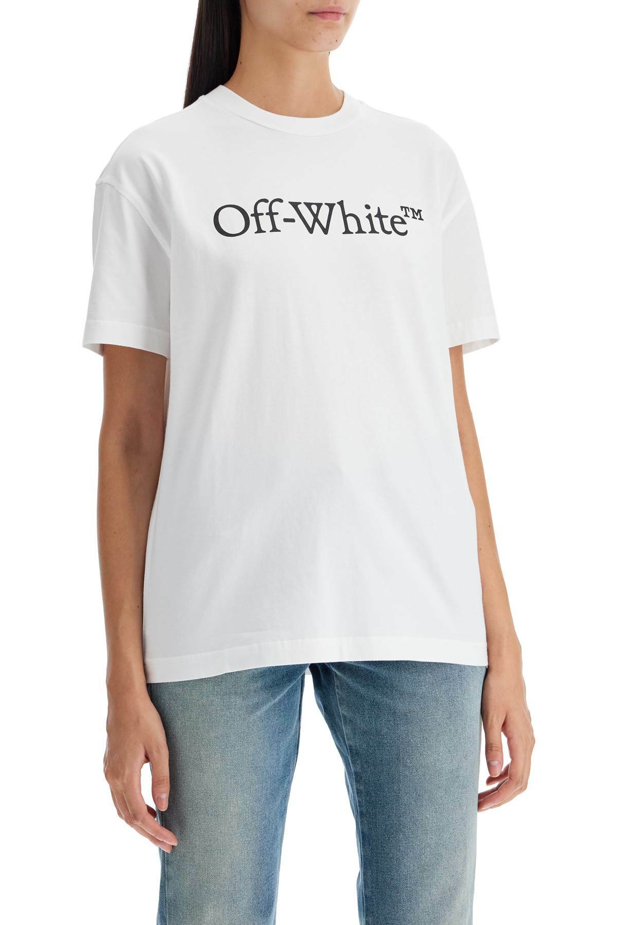 Off-White T-shirt With Logo Print
