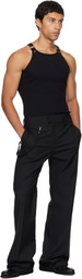 Courrèges Black Light Twill Bootcut Trousers