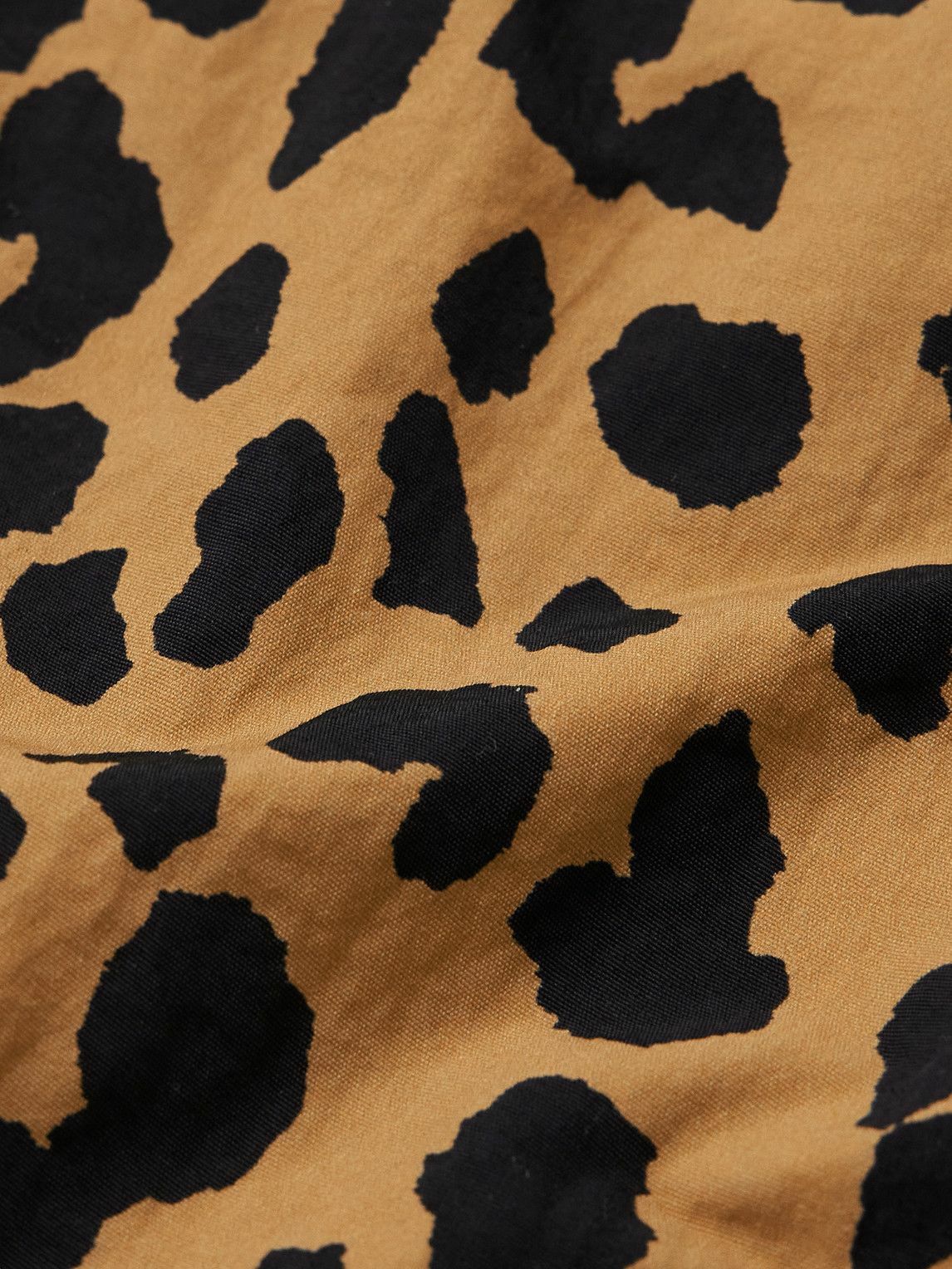 Wacko Maria - Gramicci Convertible-Collar Leopard-Print Nylon Shirt - Neutrals