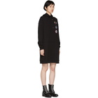 McQ Alexander McQueen Black Hoodie Dress