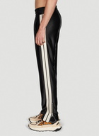 Shiny Track Pants in Black