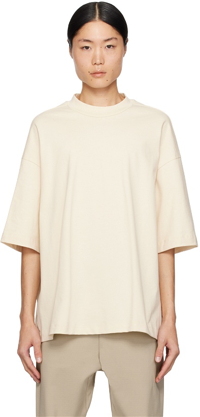 Photo: Fear of God Off-White Dropped Shoulder T-Shirt