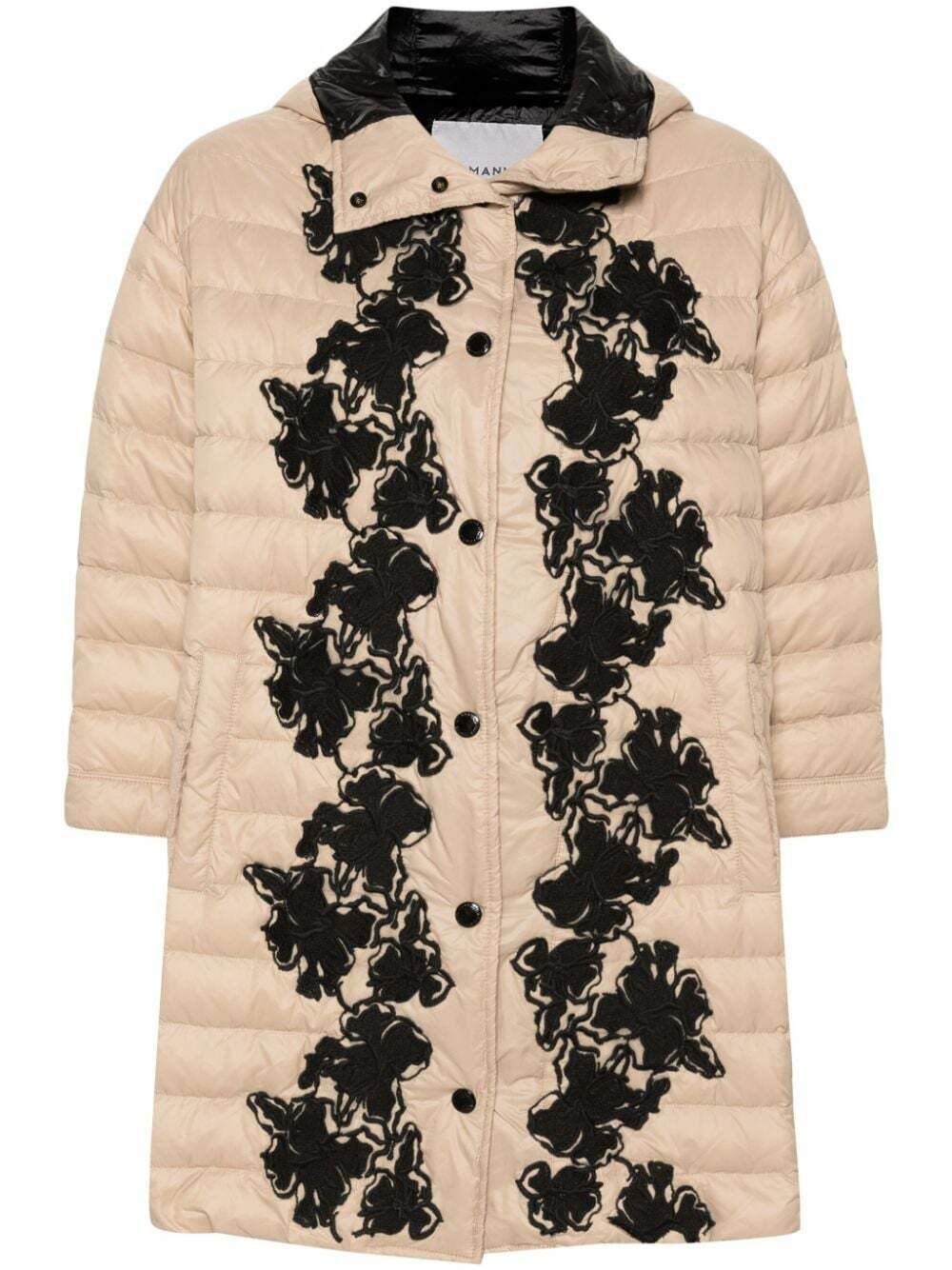 ERMANNO - Embroidered Nylon Down Jacket
