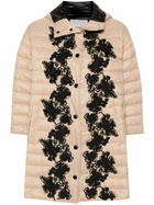 ERMANNO - Embroidered Nylon Down Jacket