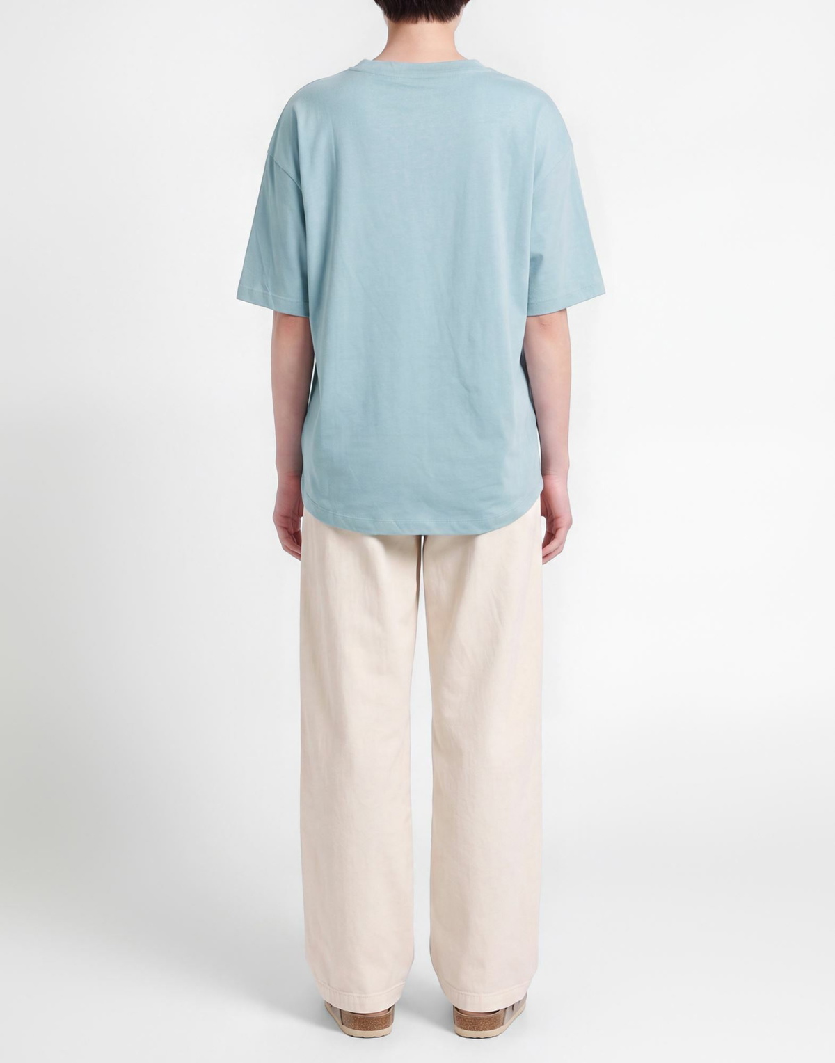 Jijil Womens T-shirt Slate in Blue