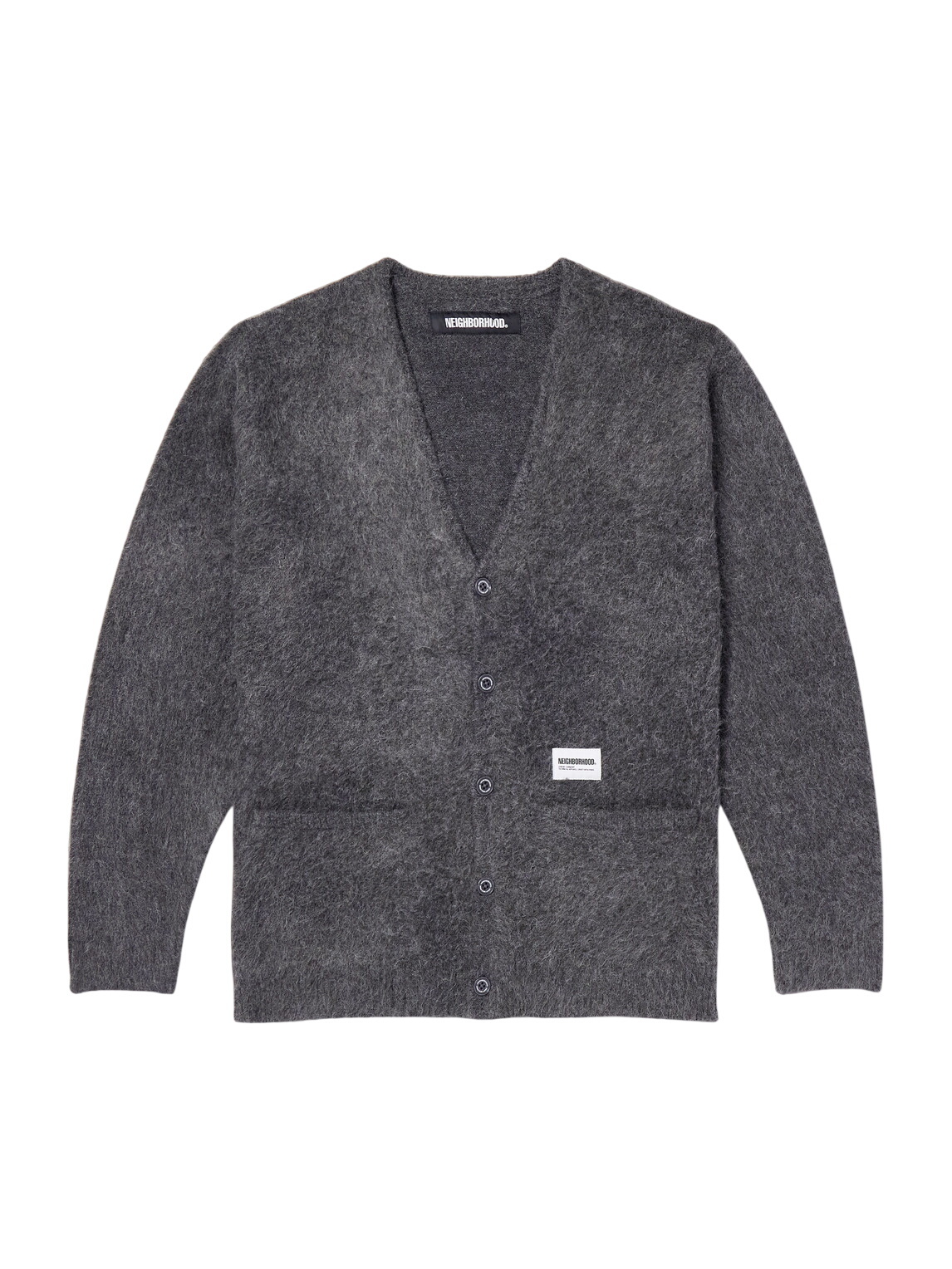 Neighborhood Men's Mohair Cardigan in Black Neighborhood