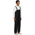 BEAMS PLUS Black Garment-Dyed Mil Overalls