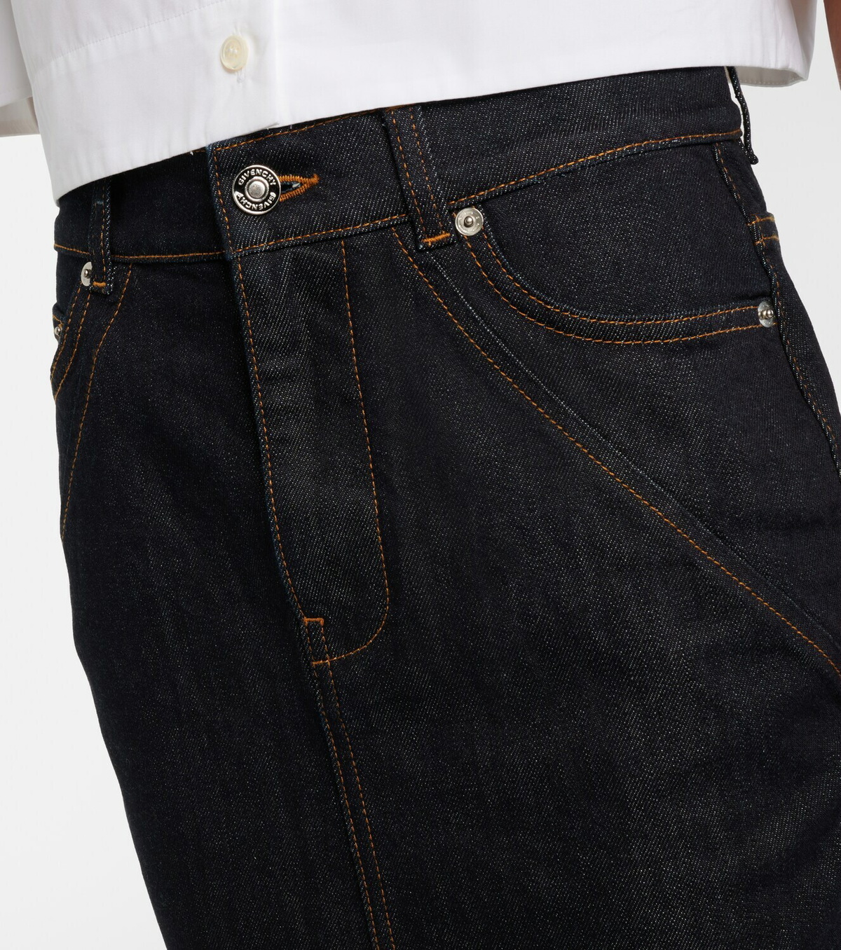 Givenchy Denim midi skirt