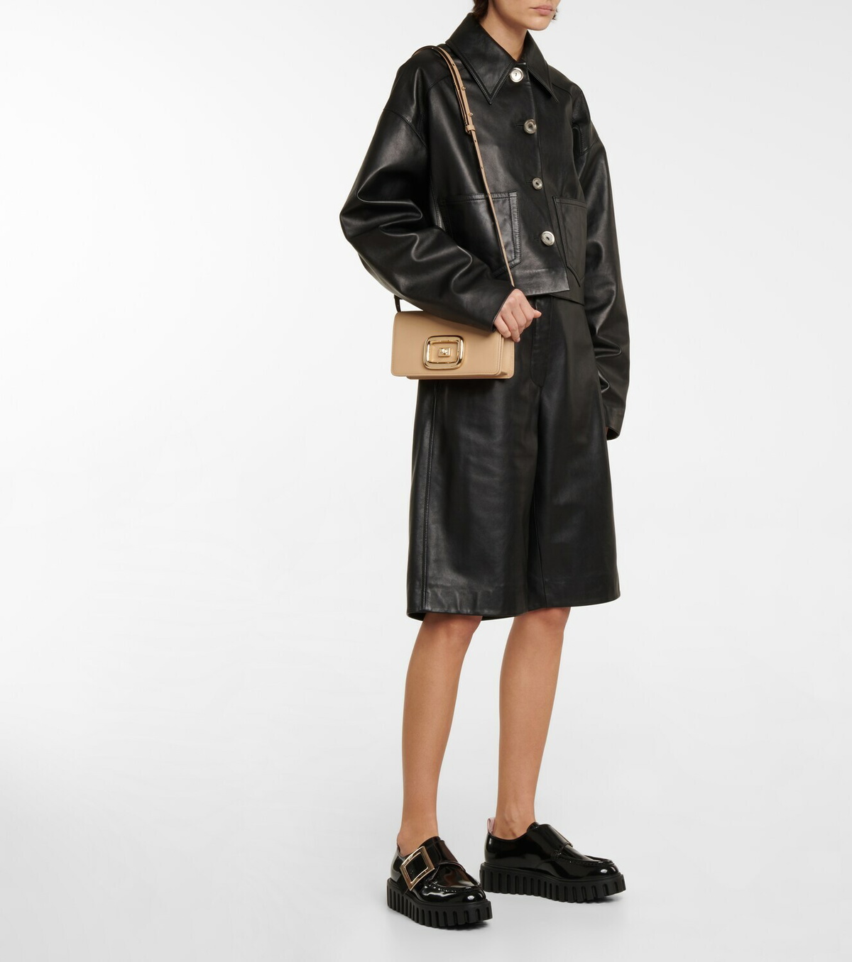 ローファー・オックスフォード Roger Vivier Viv' Go-Thick patent leather platform loafers Viv' Go-Thick patent leather platform loafers in black