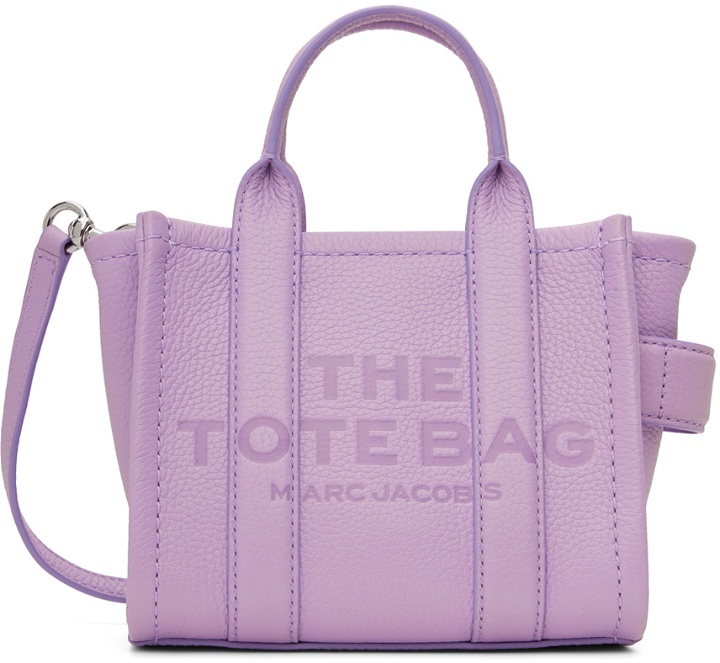 Photo: Marc Jacobs Purple 'The Leather Crossbody' Tote