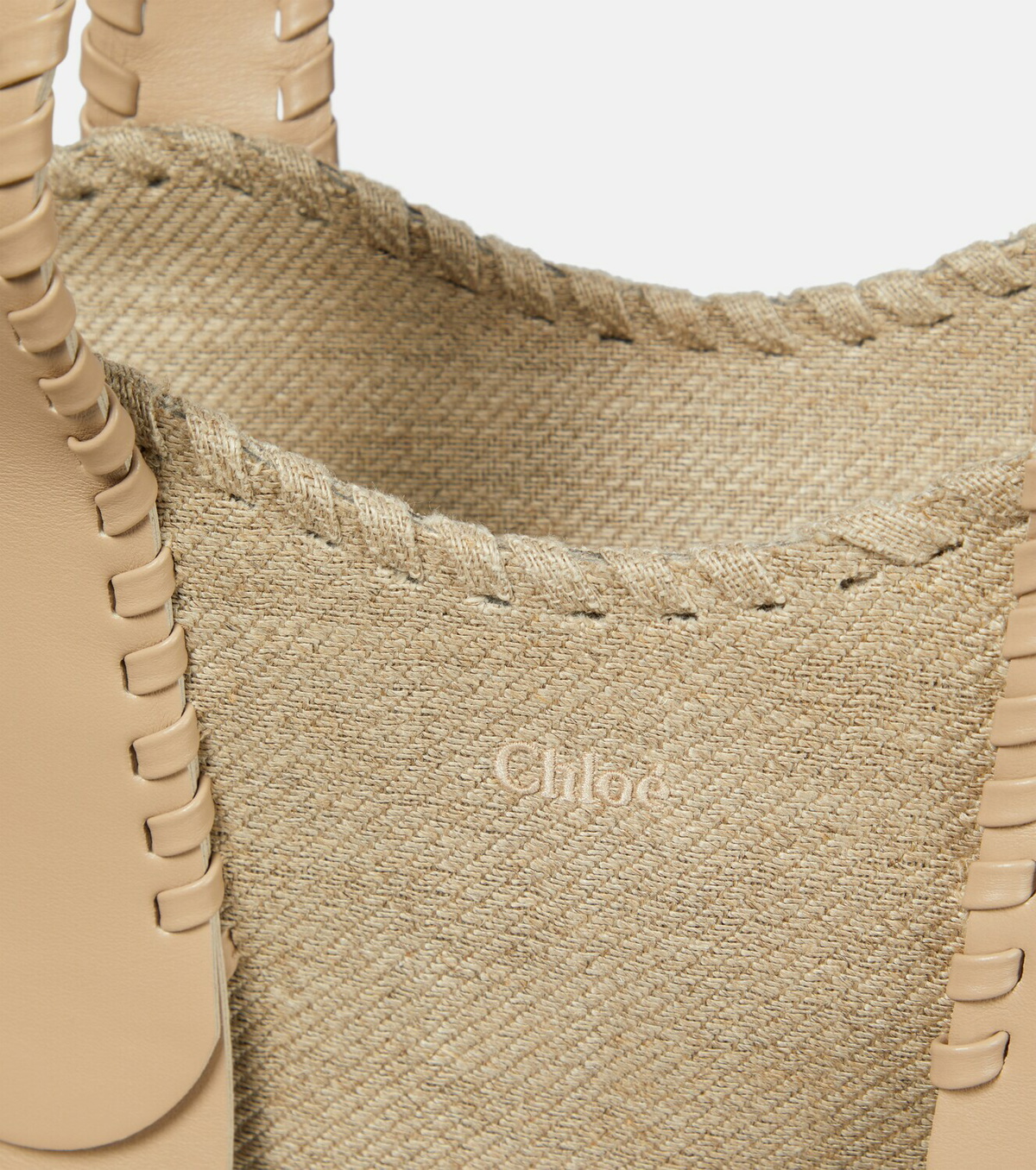 Chloé Mony Medium canvas tote bag Chloe