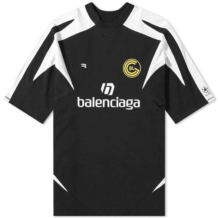 Photo: Balenciaga Jersey Logo Soccer Top