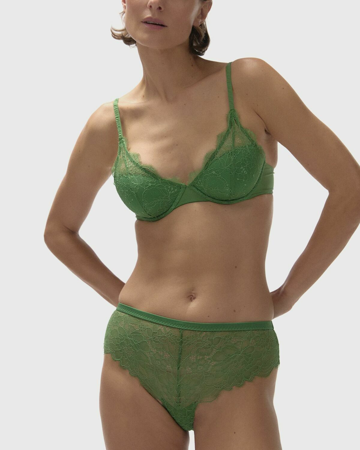 Love Stories Gloria Thong Green Womens Panty