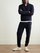 Derek Rose - Finley Cashmere Half-Zip Sweater - Blue