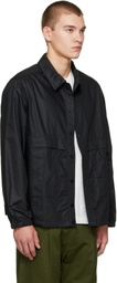 CASEY CASEY Black Lacqued Fabrice Jacket