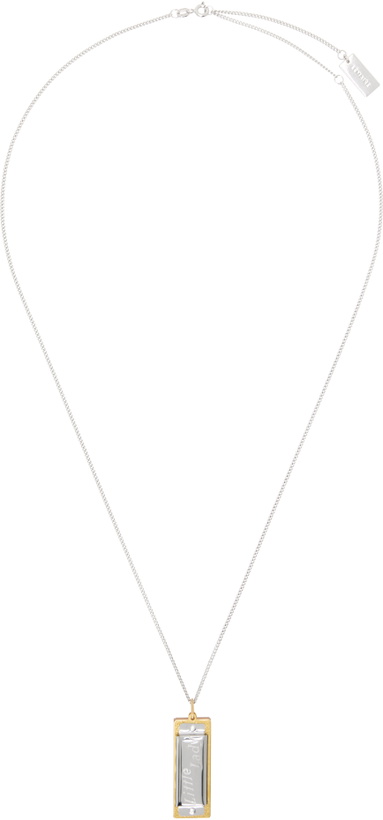 Photo: LEMAIRE Silver & Gold HOHNER Edition Harmonica Necklace