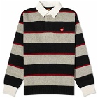 Human Made Men's Rugby Knit Sweater in Black