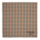 Burberry Tan Cashmere Lightweight Vintage Check Scarf