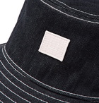 Acne Studios - Buk Logo-Appliquéd Denim Bucket Hat - Blue